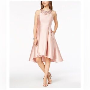 Adrianna Papell Women's
Rhinestone High Low Dress Pink Size 10